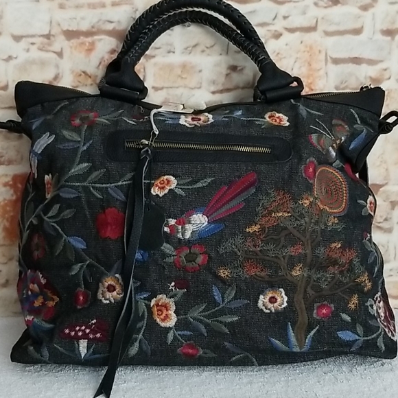 New Johnny Was  Krysha Overnight Tote - Picture 5 of 12